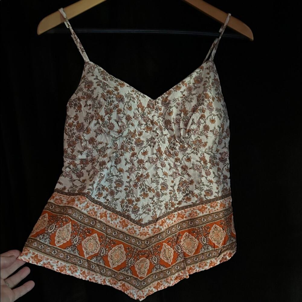 🌸 Y2K Boho Festival Cami – No Boundaries M (7-9) 🌸